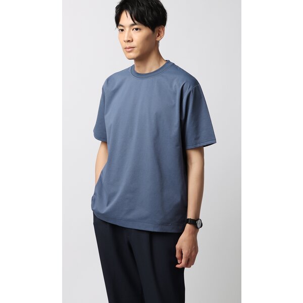 AOYAMA 【洋服の青山】バックメッシュ Tシャツ メンズ 半袖 春夏