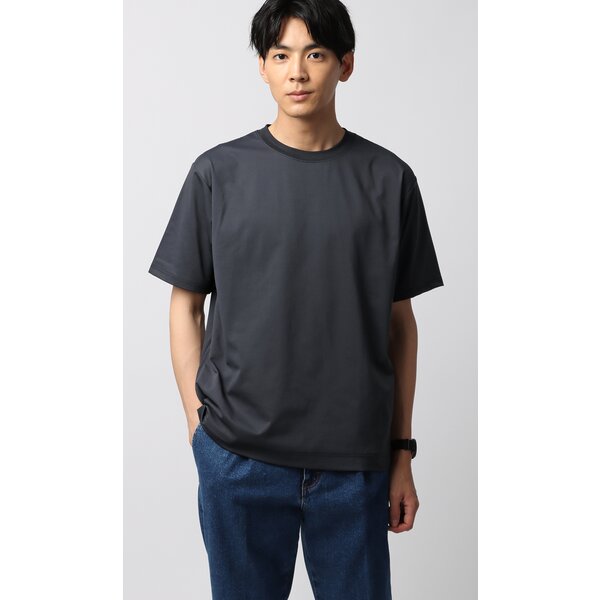 AOYAMA 【洋服の青山】バックメッシュ Tシャツ メンズ 半袖 春夏