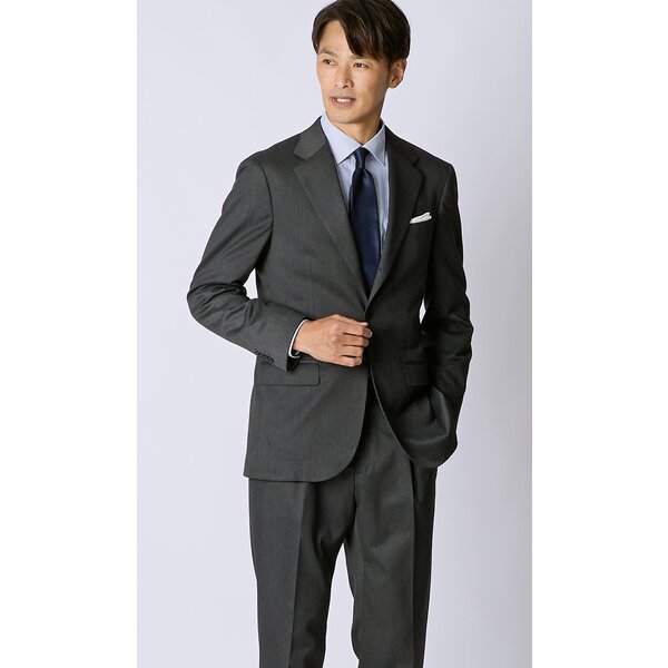 AOYAMA 【洋服の青山】3ボタン段返り スーツ メンズ スリム 秋冬