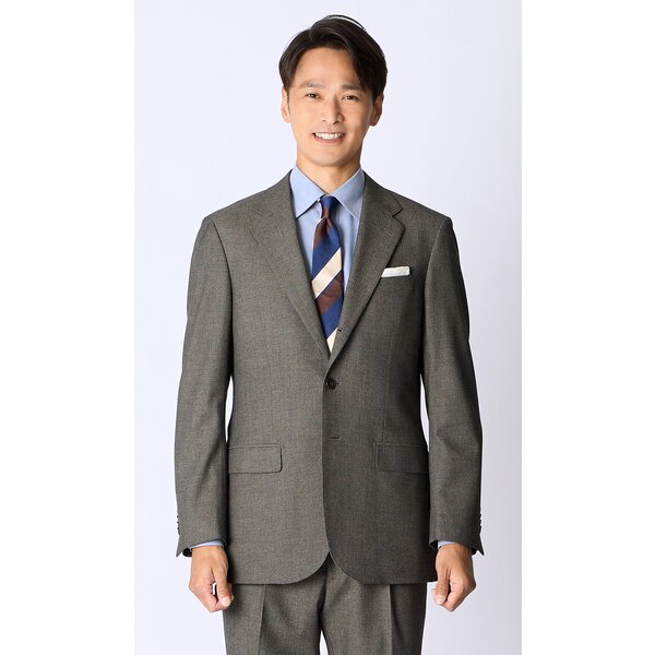 AOYAMA 【洋服の青山】3ボタン段返り スーツ メンズ スリム 秋冬