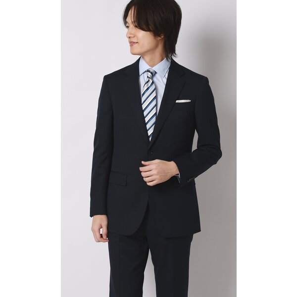 AOYAMA 【洋服の青山】涼しい メンズ スーツ 春 夏 薄手 通気性 ウール