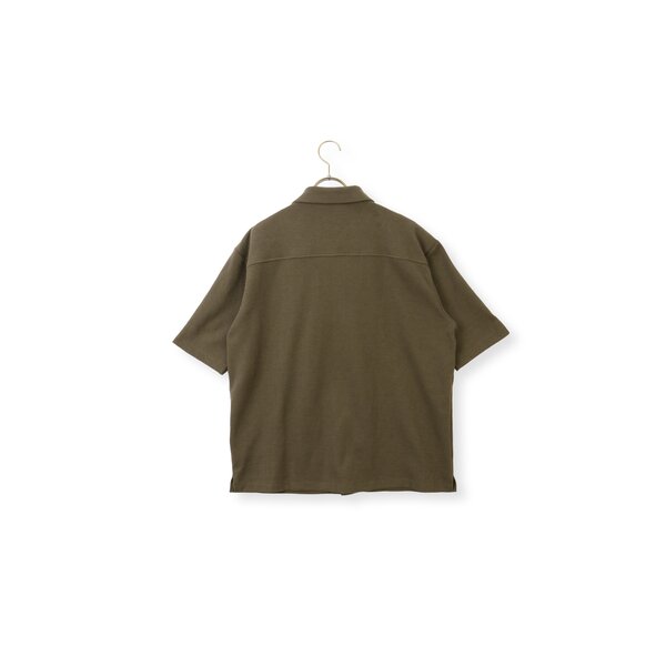 AOYAMA 【洋服の青山】らくリッチ ワッフル開襟シャツ 半袖 メンズ 春