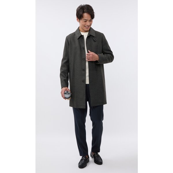 AOYAMA 【洋服の青山】ステンカラーコート メンズ ビジネスコート 秋冬 