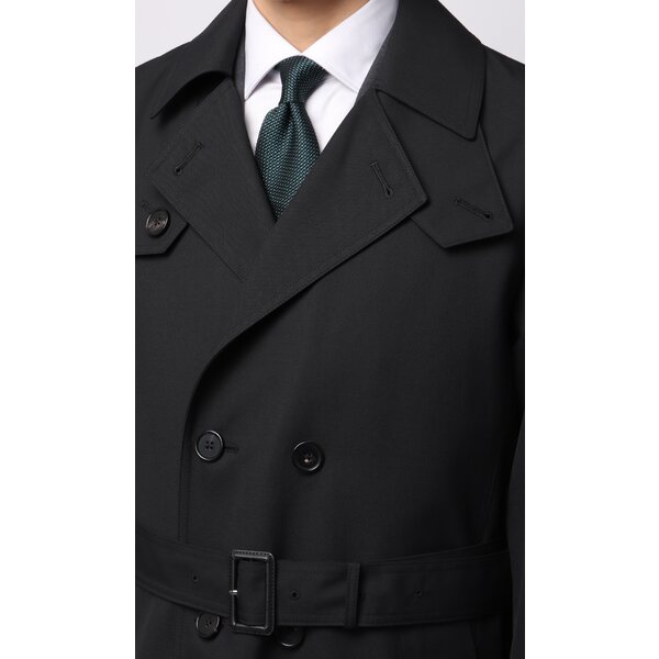 AOYAMA 【洋服の青山】ライナー付き ダブルトレンチコート メンズ 秋冬