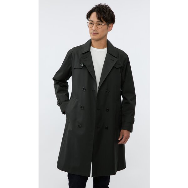 AOYAMA 【洋服の青山】ダブルトレンチコート メンズ ゆったり 秋冬用
