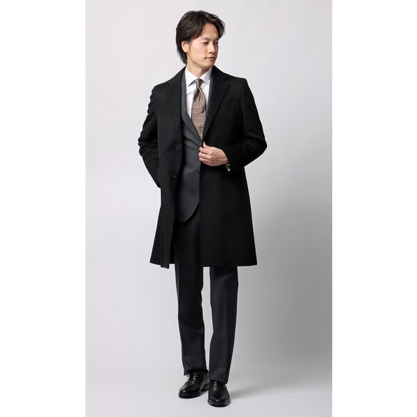 AOYAMA 【洋服の青山】カシミヤ100％ プレミアム チェスターコート