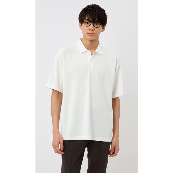 AOYAMA 【洋服の青山】らくリッチ 汗染み隠し 洗える ポロシャツ 半袖