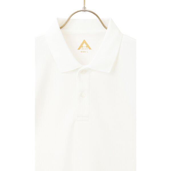 AOYAMA 【洋服の青山】らくリッチ 汗染み隠し 洗える ポロシャツ 半袖