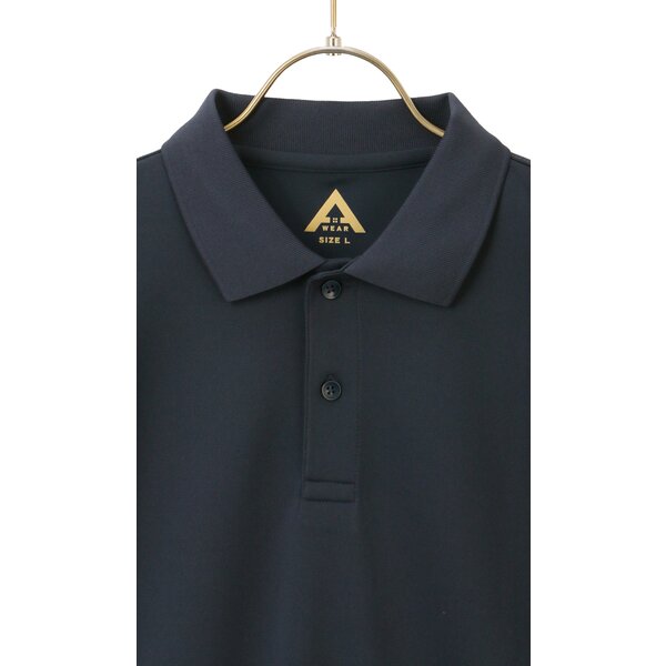 AOYAMA 【洋服の青山】らくリッチ 汗染み隠し 洗える ポロシャツ 半袖