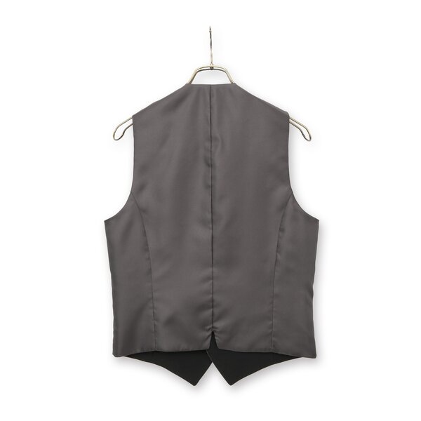 東洋羽毛　リバーシブル羽毛ベスト　ネイビーグレー AOYAMA 【洋服の青山】リバーシブルベスト ベスト メンズ グレー系