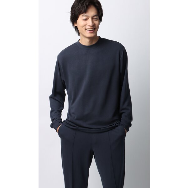 AOYAMA 【洋服の青山】とろリッチ ロングTシャツ メンズ 長袖 春夏秋冬
