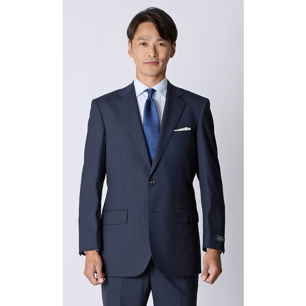AOYAMA 【洋服の青山】ウール100% プレミアム スーツ メンズ スリム