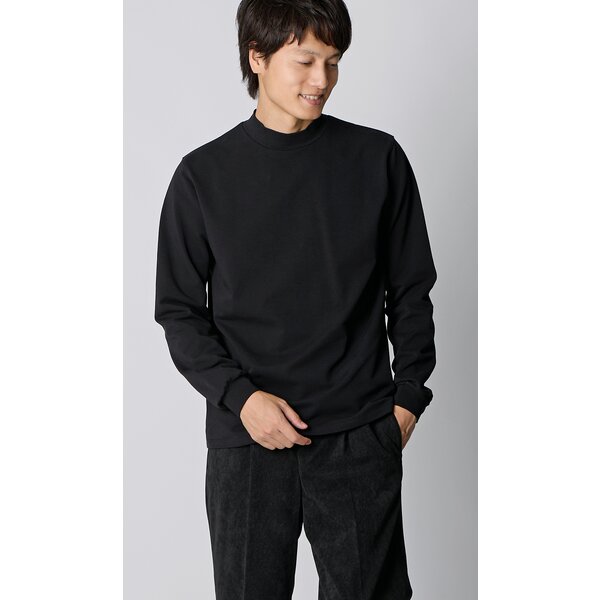 V12 ブラックモックネック長袖　サイズXL accs5101-01.jpg