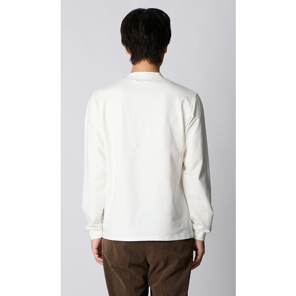 AOYAMA 【洋服の青山】モックネック Tシャツ 長袖 メンズ 春夏秋冬