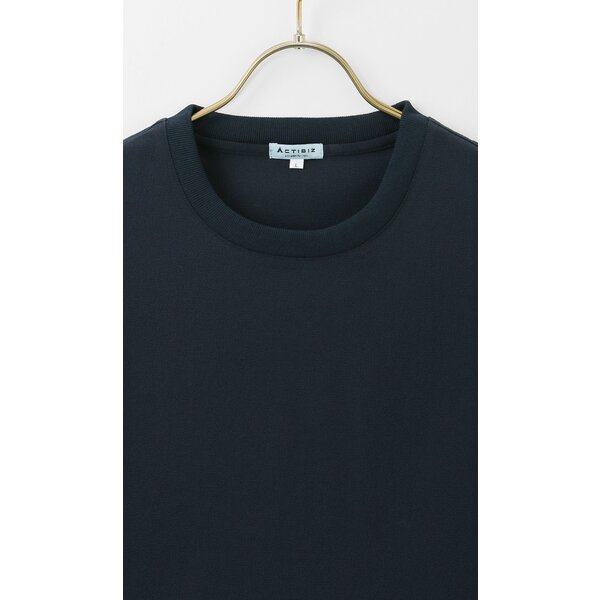 AOYAMA 【洋服の青山】Tシャツ 半袖 メンズ 春夏 ネイビー 紺無地