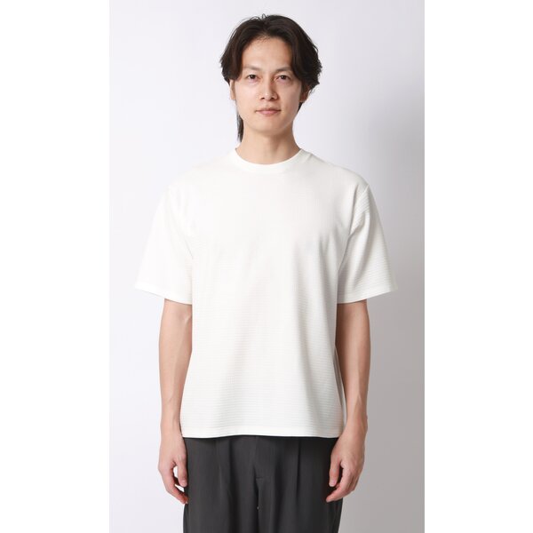 AOYAMA 【洋服の青山】Tシャツ 半袖 メンズ 春夏 ホワイト 白 クルー
