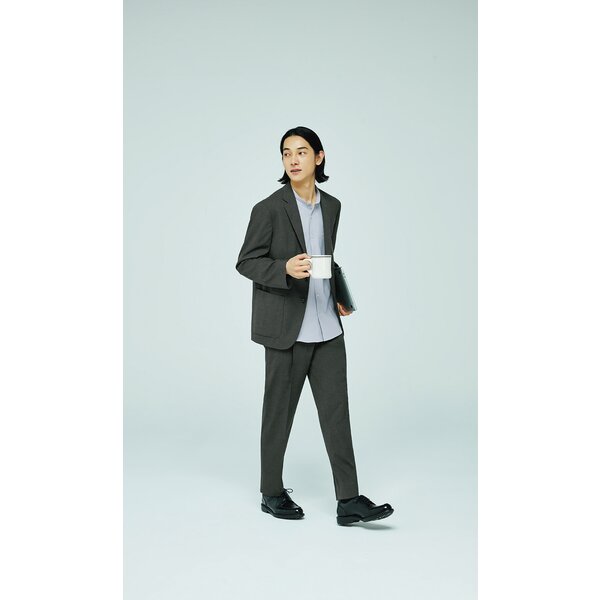 AOYAMA 【洋服の青山】ジャケット メンズ ルーズフィット 春夏 グレー
