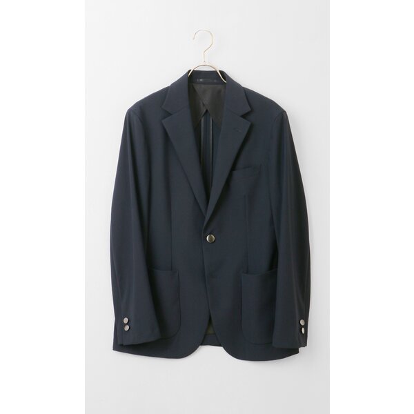 美品エストネーション ストレッチ 銀ボタン 紺ブレザー 46 紺ブレ ジャケット AOYAMA 【洋服の青山】縦横ストレッチ 洗える メタルボタンブレザー
