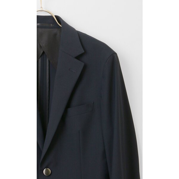 AOYAMA 【洋服の青山】縦横ストレッチ 洗える メタルボタンブレザー