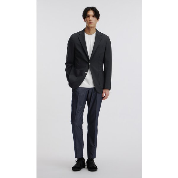 AOYAMA 【洋服の青山】縦横ストレッチ 洗える メタルボタンブレザー