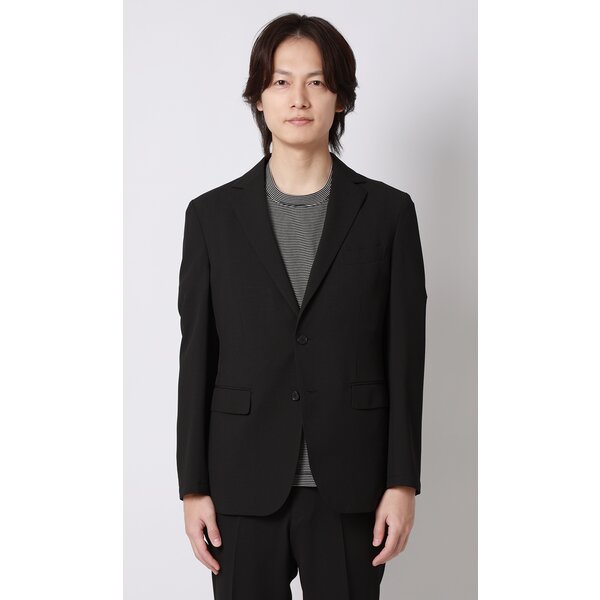 AOYAMA 【洋服の青山】春夏 ブラック系 スタイリッシュジャケット