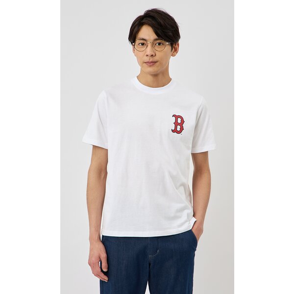 AOYAMA 【洋服の青山】レッドソックス MLB ワンポイントTシャツ メンズ