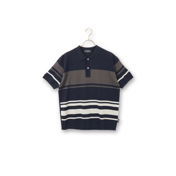AOYAMA 【洋服の青山】 日本製 ニットポロシャツ 半袖 メンズ 春夏