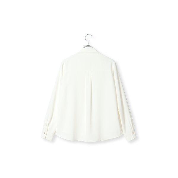 AOYAMA 【洋服の青山】春夏 秋冬 ホワイト アシンメトリーフリル