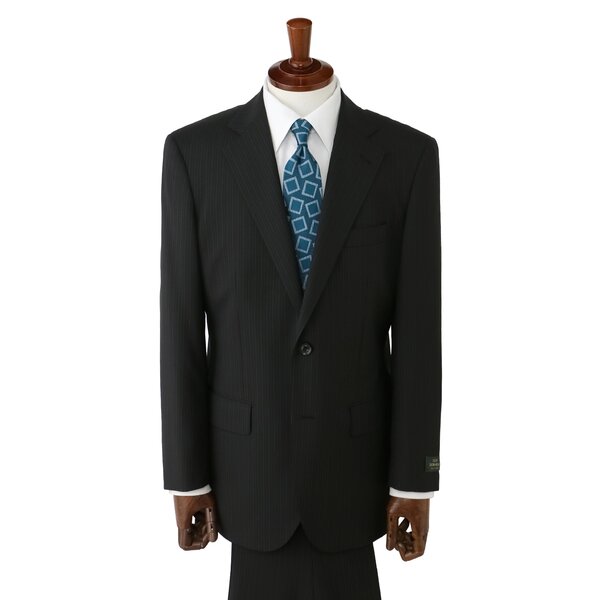 AOYAMA 【洋服の青山】DORMEUIL ドーメル ウール100% 本台場 サイド