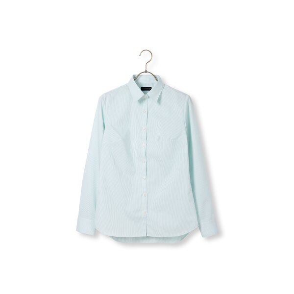 AOYAMA 【洋服の青山】シワになりにくい ブラウス 長袖 レディース 綿
