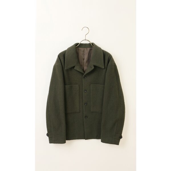 美品 MHL. カバーオール ジャケット Mダークオリーブ 日本製 コットン mobl5101-81.jpg