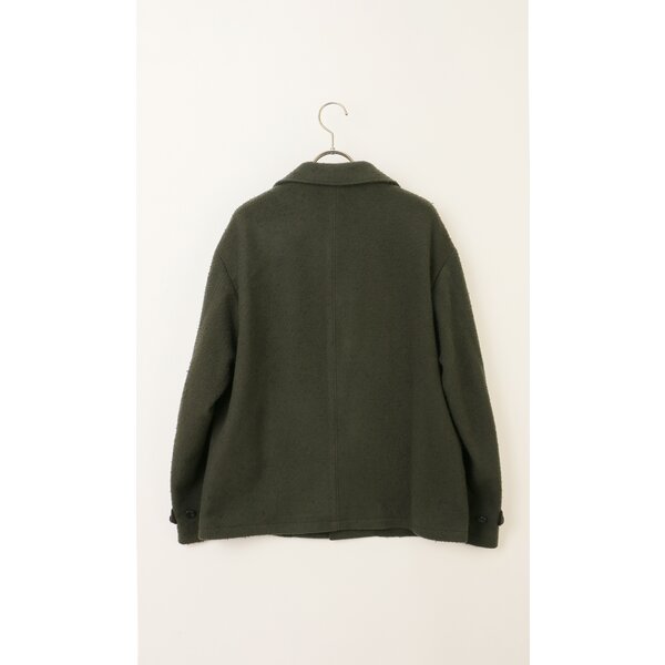 AOYAMA 【洋服の青山】カバーオール ショート丈 メンズ 秋冬 グリーン