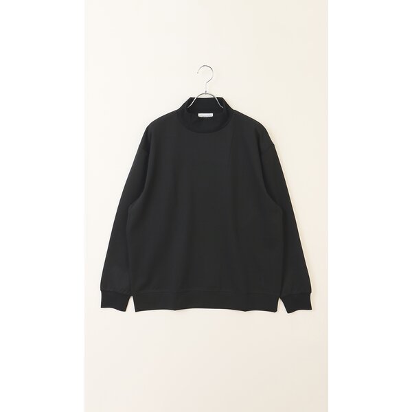 AOYAMA 【洋服の青山】ポンチ モックネック Tシャツ 長袖 メンズ 春夏