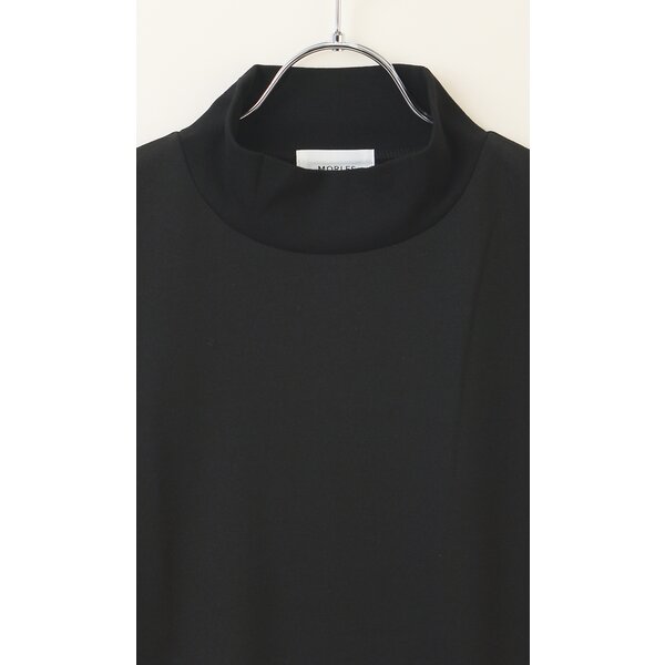 AOYAMA 【洋服の青山】ポンチ モックネック Tシャツ 長袖 メンズ 春夏