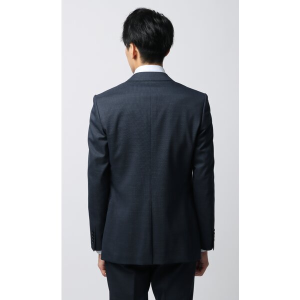 AOYAMA 【洋服の青山】3ピース スーツ メンズ スリム 秋冬 ネイビー 紺