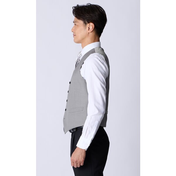 AOYAMA 【洋服の青山】リバーシブル ベスト ジレ メンズ 春夏秋冬