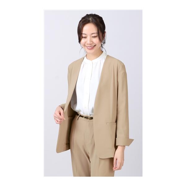 AOYAMA 【洋服の青山】セットアップ可 ジャケット レディース ノー