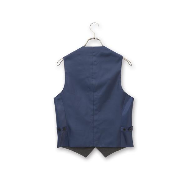 AOYAMA 【洋服の青山】 春夏 ネイビー系 リバーシブルベスト【PT-9
