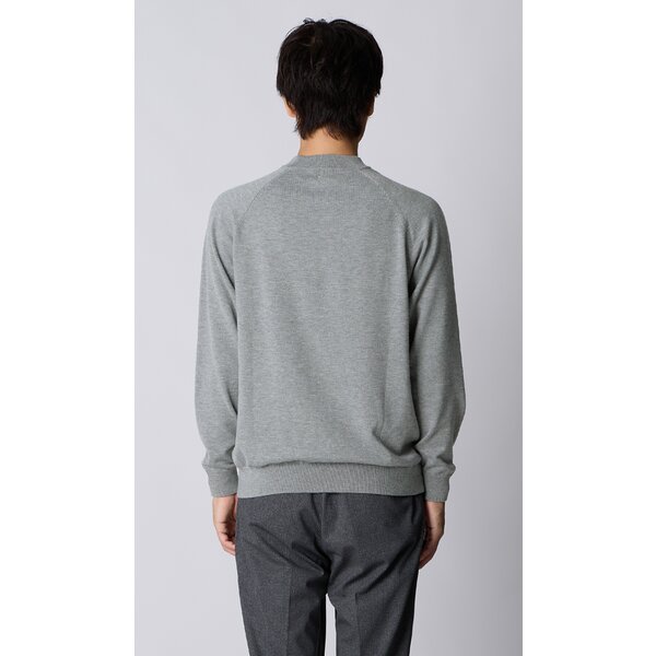 AOYAMA 【洋服の青山】モックネック ニット 長袖 メンズ 秋冬 春夏