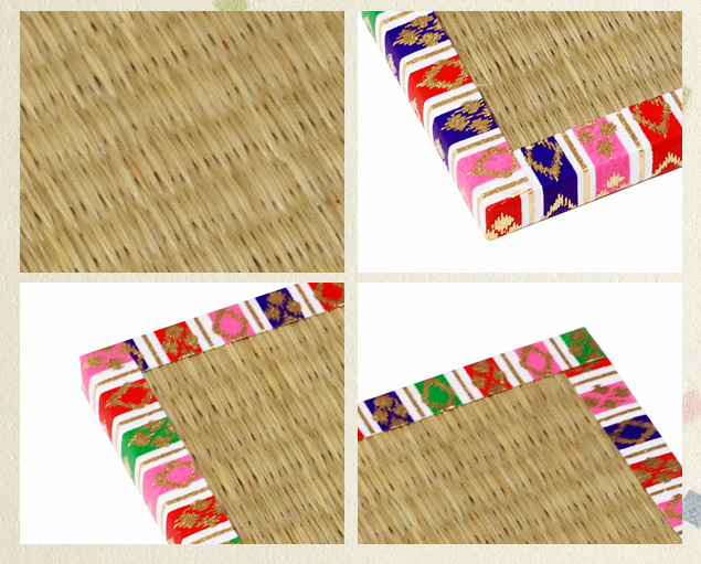 大阪長生堂 い草畳 1枚 8cm四方 雛人形 小道具 道具 自由に飾って