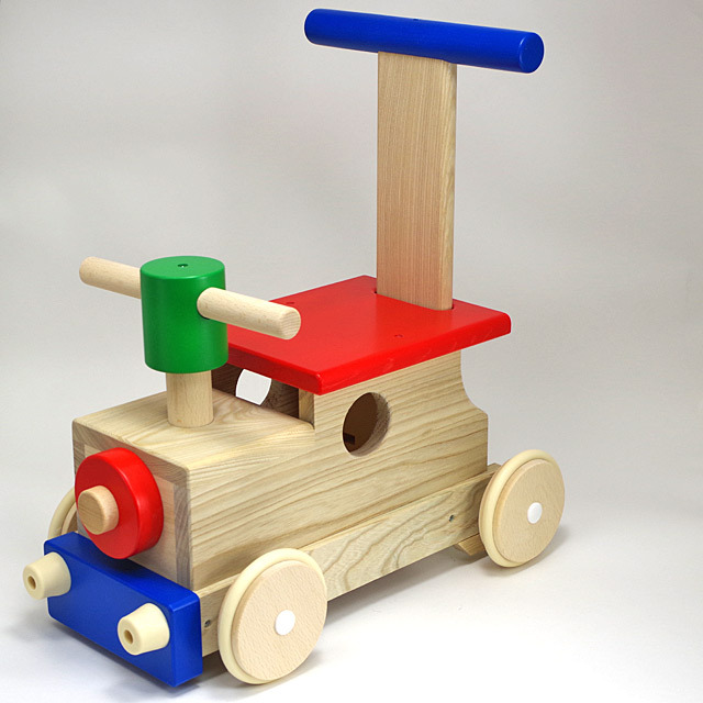 日本製 手押し車 赤ちゃん 音の出るおもちゃ 木製 乗れる 木のおもちゃ