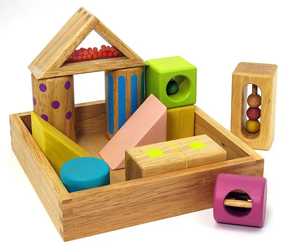 音の鳴るつみき 積み木 知育玩具 1歳 一歳 木製 木のおもちゃ 名