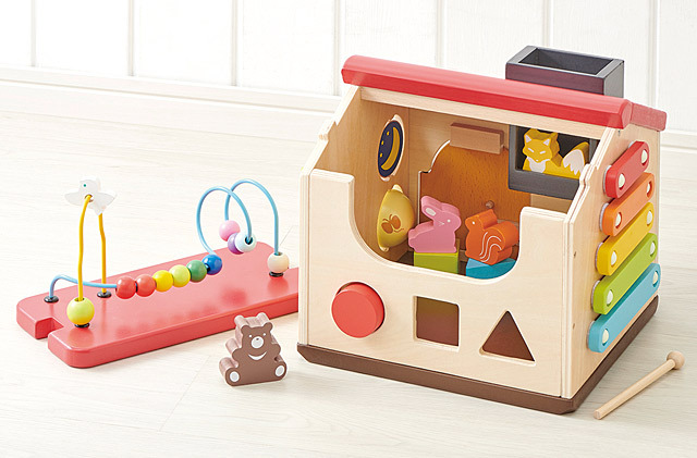 エド・インター 型はめパズル 知育玩具 1歳 木製 木のおもちゃ