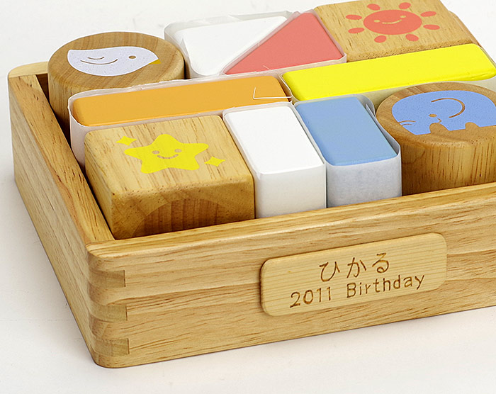 NICHIGAN（ニチガン） 音の鳴るつみき 積み木 知育玩具 1.5歳 1歳半