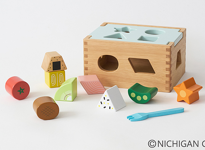 NICHIGAN（ニチガン） 型はめパズル 木製 ままごと パズル 木の