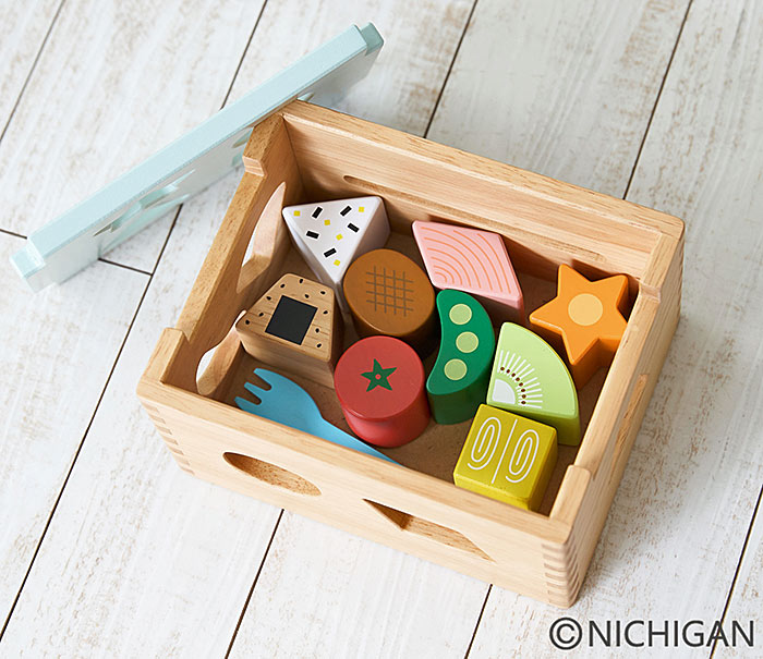NICHIGAN（ニチガン） 型はめパズル 木製 ままごと パズル 木の