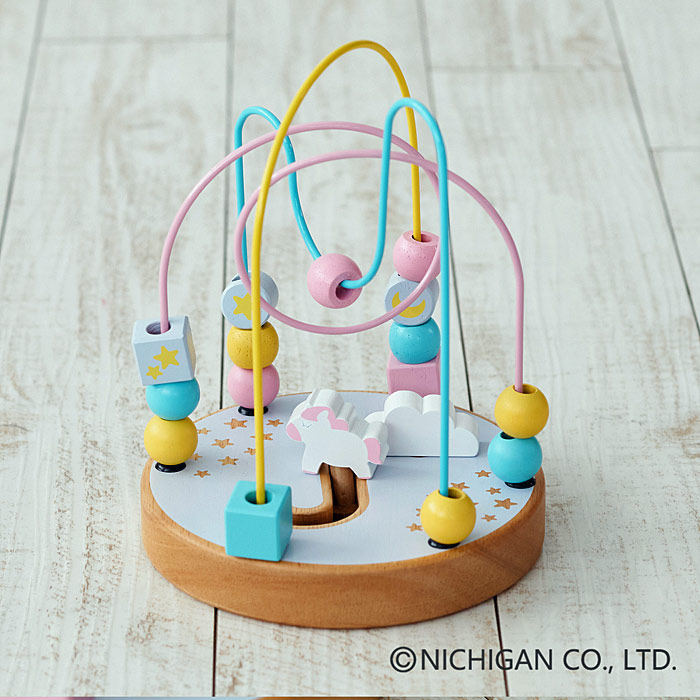 NICHIGAN（ニチガン） ルーピング 木のおもちゃ 知育玩具 1.5歳 木製