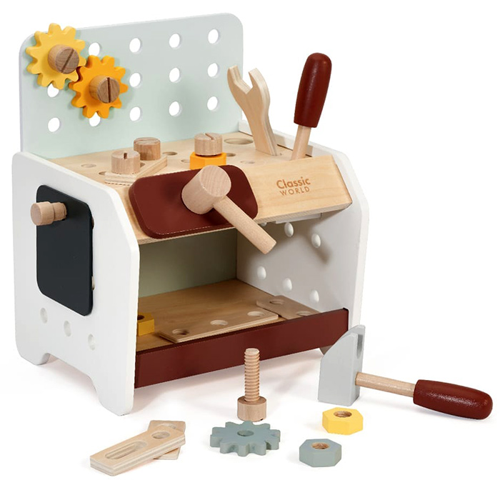 知育玩具 3歳 大工さん 大工おもちゃ 木のおもちゃ 大工道具 工具 ネジ