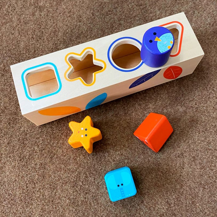 DJECO（ジェコ） 型はめパズル 知育玩具 1歳 木製 木のおもちゃ