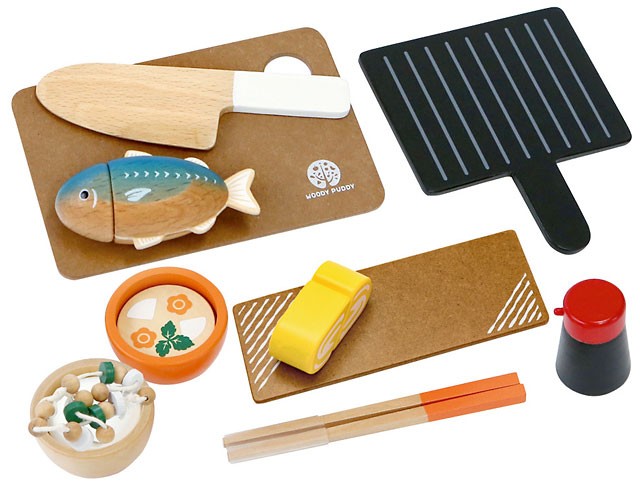 ウッディプッディ（WOODY PUDDY） おままごとセット 食材 木製 切れる